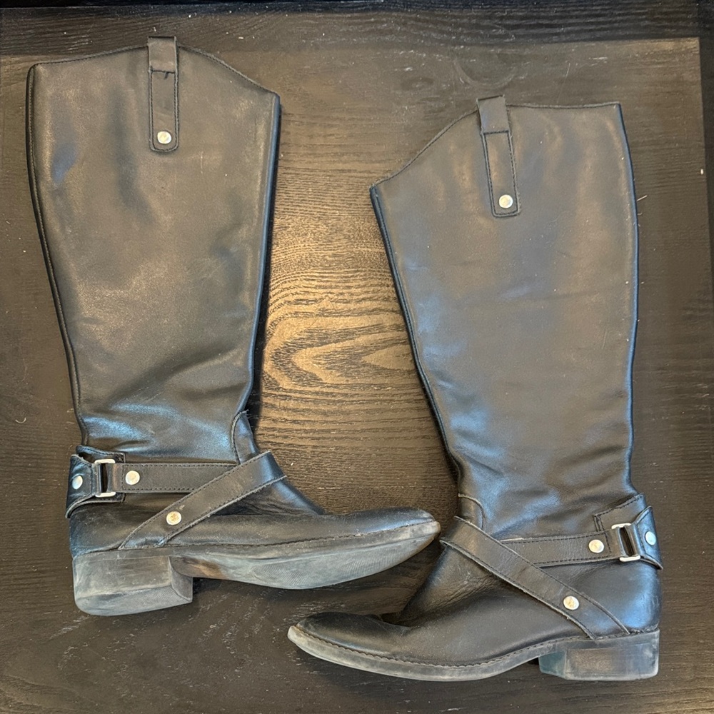 Liz Claiborne Black Riding Boots